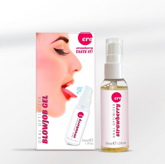 Увлажняющий гель для орального секса с ароматом клубники - 50 мл. - Ero - купить с доставкой в Перми