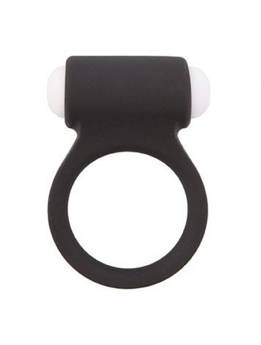 Чёрное эрекционное виброкольцо LIT-UP SILICONE STIMU RING 3 BLACK - Dream Toys - в Перми купить с доставкой