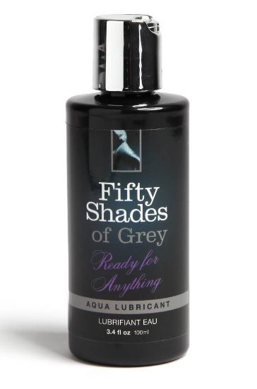 Лубрикант на водной основе Ready for Anything Aqua Lubricant - 100 мл. - Fifty Shades of Grey - купить с доставкой в Перми