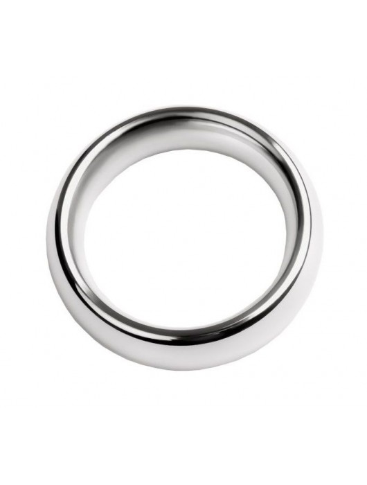 Металлическое эрекционное кольцо размера L - ToyFa - в Перми купить с доставкой