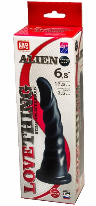 Насадка для трусиков харнесс Alien - 17,5 см. - LOVETOY (А-Полимер) - купить с доставкой в Перми