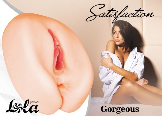 Мастурбатор с 2 тоннелями Satisfaction Gorgeous - Lola Games - в Перми купить с доставкой