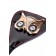 Чёрный стек с совой на кожаном наконечнике - 24 см. - ToyFa - купить с доставкой в Перми